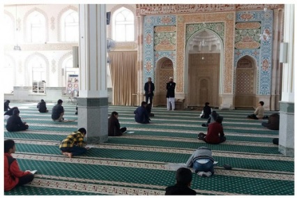 برگزاری آزمون پایانی آموزه های اسلامی مکاتب اهل سنت شهرستان خواف