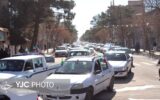 حضور گسترده و با شکوه مردم شهرستان خواف در راهپیمائی خودرویی ۲۲ بهمن