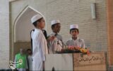 برگزاری مراسم ختم قرآن و نماز تراویح در مسجد جامع شهرستان خواف