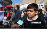 حضور پرشور دانش آموزان در راهپیمایی 22 بهمن 1401 خواف