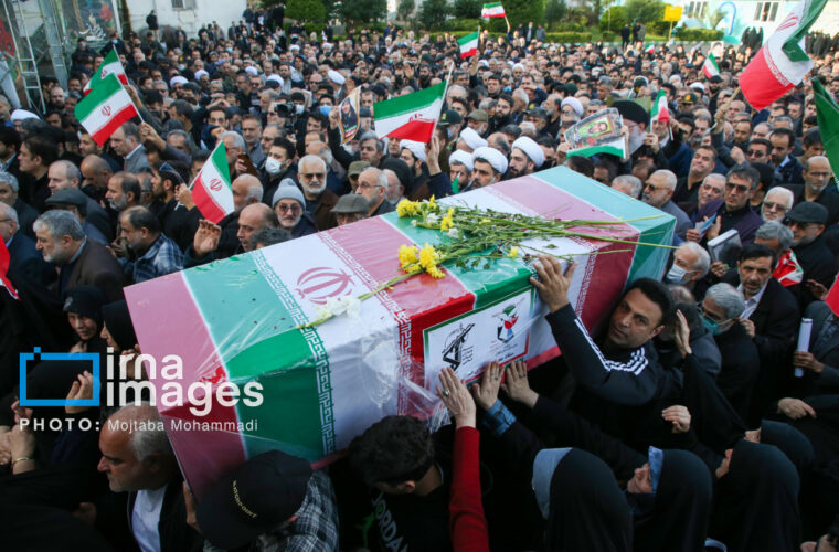 پیکر شهید مدافع امنیت در خواف تشییع شد